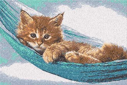 More information about "Kitty photo stitch free free embroidery design 19"
