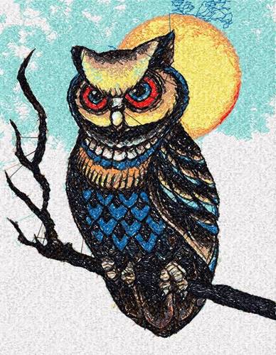 More information about "Owl photo stitch free embroidery design 20"