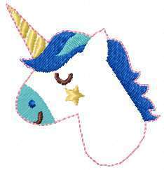 More information about "Unicorn applique free embroidery design"