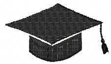 More information about "College hat free embroidery design"