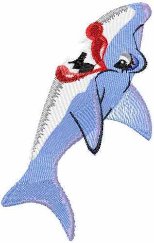More information about "Happy shark free embroidery design 3"