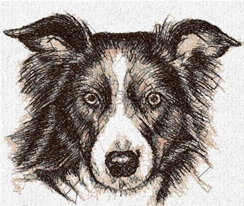 More information about "Dog photo stitch free embroidery design"