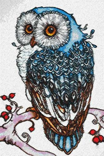 More information about "Owl photo stitch free embroidery design 25"