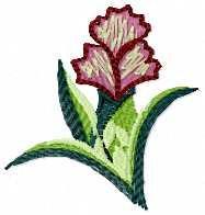 More information about "Small flower free embroidery design 41"