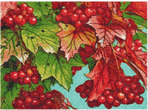 More information about "Red viburnum photo stitch free embroidery design"