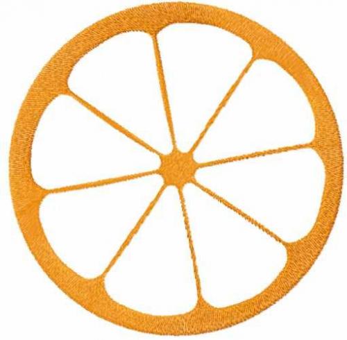 More information about "Orange free embroidery design 2"