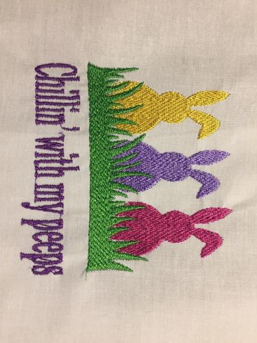 More information about "CHILLIN WITH MY PEEPS free embroidery design"