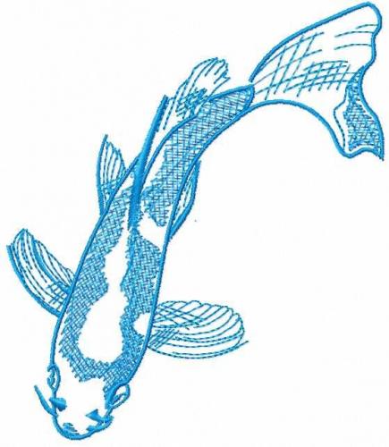 More information about "Carp Koi free embroidery design"