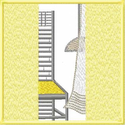 More information about "Chair and open window free embroidery design"
