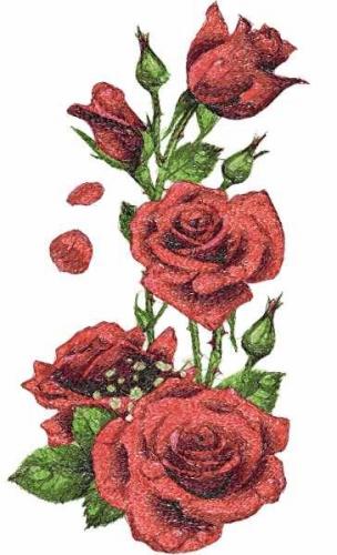 More information about "Rosebush photo stitch free embroidery design"