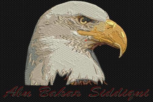 More information about "Eagle embroidery design"