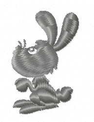 More information about "Cute grey bunny free embroidery design"
