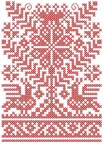 More information about "Ethnic redwork pattern free embroidery design"