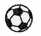More information about "Football ball free embroidery design"