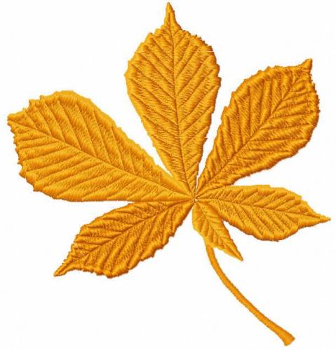 More information about "Autumn maple leaf free embroidery design"