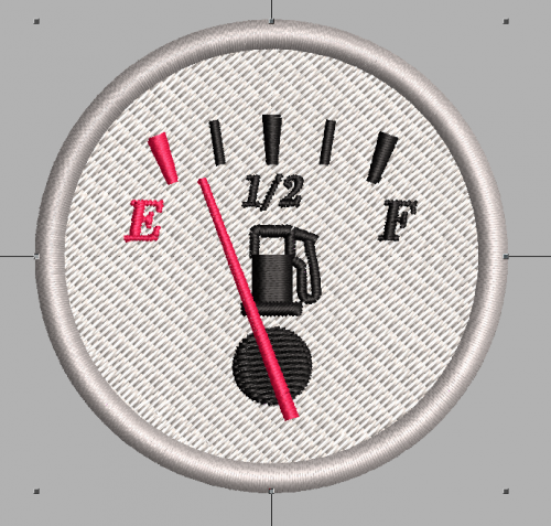 More information about "Free Vehicle Fuel Gauge free embroidery design"
