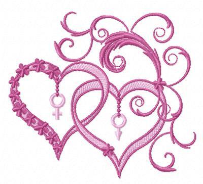 More information about "Forever Hearts free embroidery design"