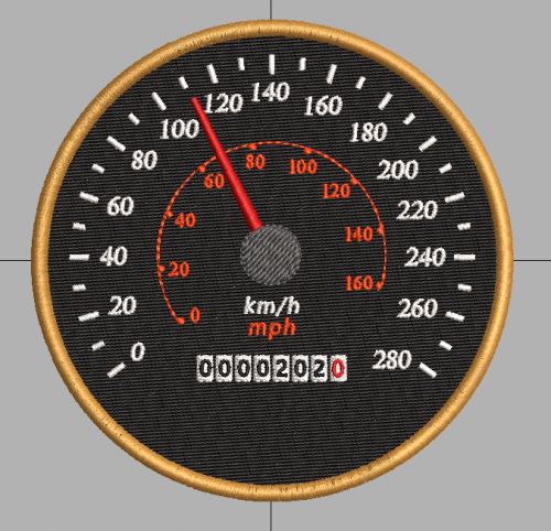 More information about "Speedometer free embroidery design"