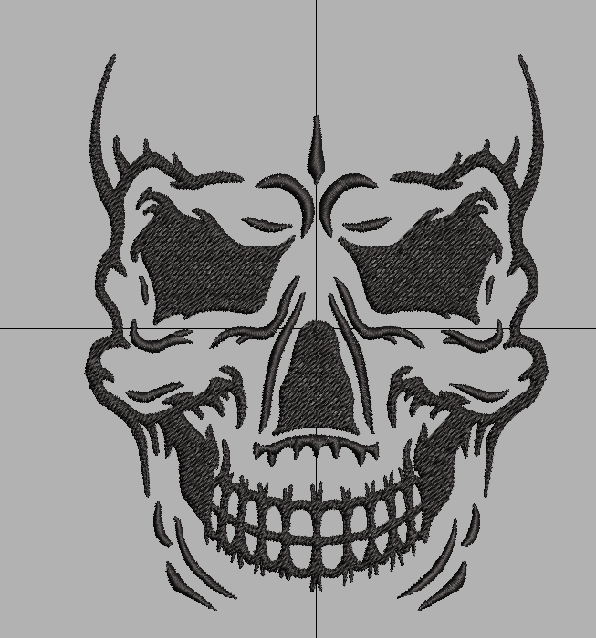 Skull Free Embroidery Design - Free Embroidery Designs Links And ...