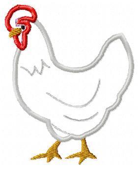 More information about "Cock-hen free embroidery design"