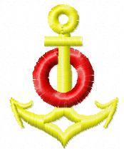 More information about "Small anchor free embroidery design"