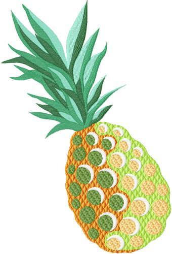 More information about "Pineapple free embroidery design"