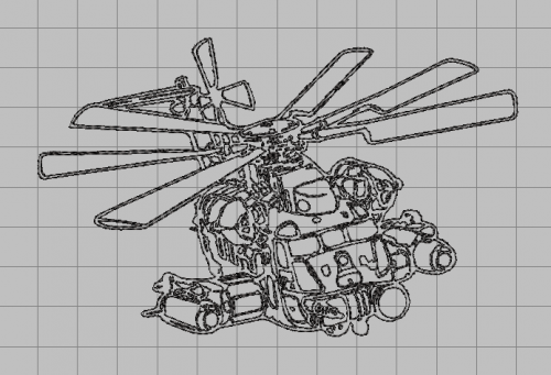 More information about "Stallion Helicopter free embroidery design"