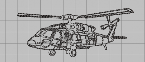 More information about "Blackhawk Helicopter free embroidery design"