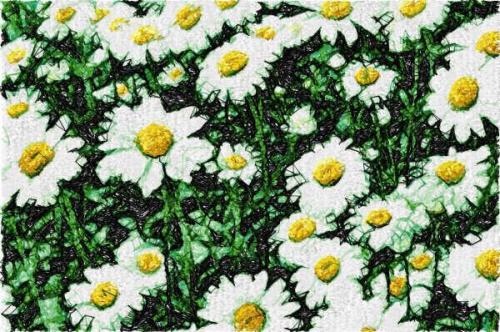 More information about "Field daisies photo stitch free embroidery design"
