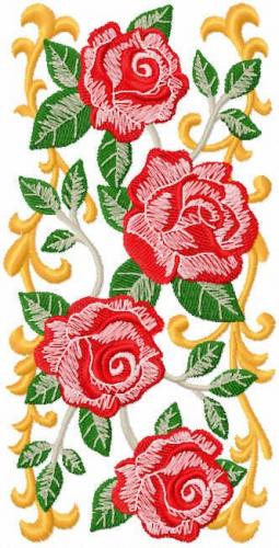 red rose floral embroidery design embroidery pattern sunflower design 24 LARGE Flower machine embroidery designs lilly flower pattern