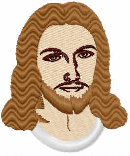 More information about "Jesus Christ free embroidery design"