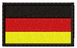 German flag free embroidery design