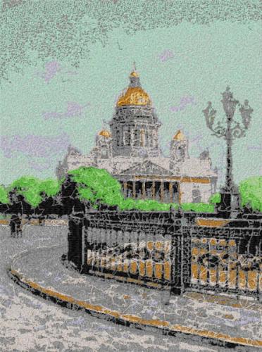 More information about "Sankt Petersburg free embroidery design"