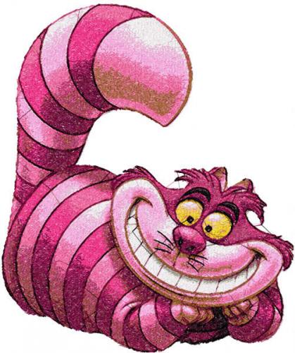More information about "Cheshire cat free embroidery design"