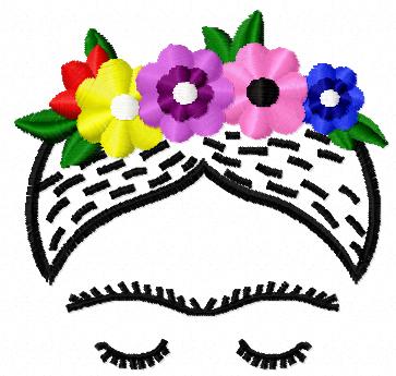 More information about "Frida free embroidery design"