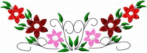 More information about "Flowers free embroidery design 102"
