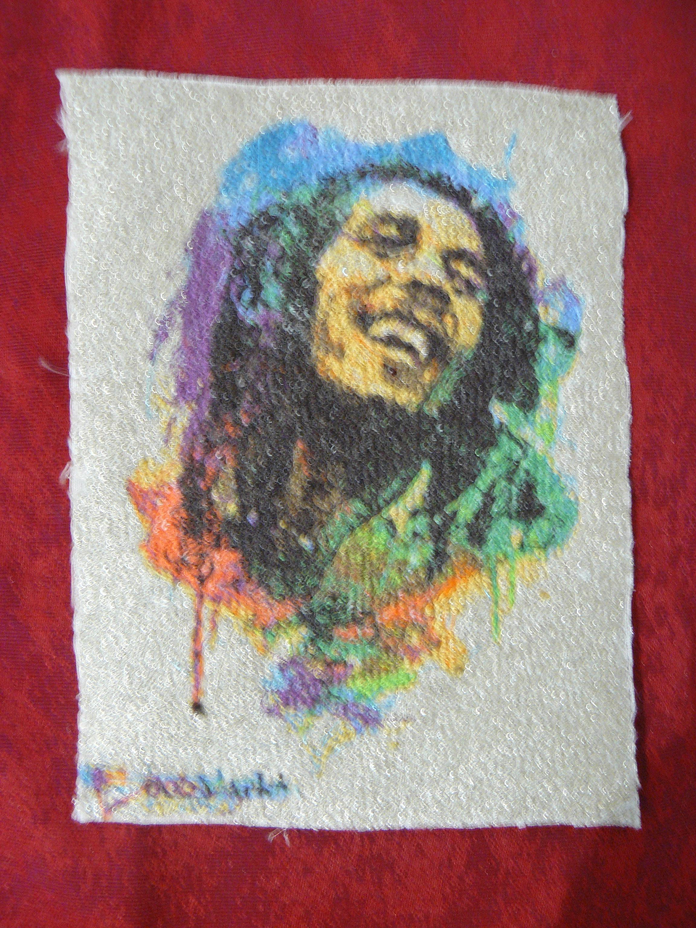 Bob Marley free embroidery design