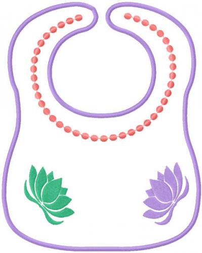 More information about "Baby bib free embroidery design"
