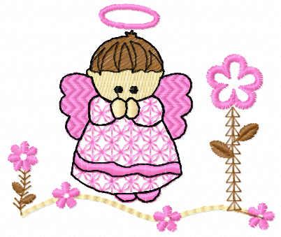 More information about "Little cute angel free embroidery design 3"