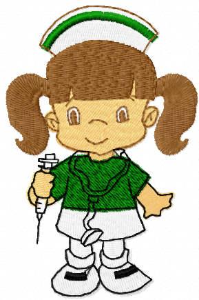 More information about "Baby girl nurse free embroidery design"