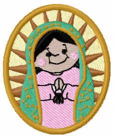 More information about "VIRGENCITA OVALO free embroidery design"