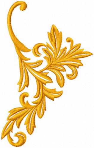 More information about "Gold branch free embroidery design"
