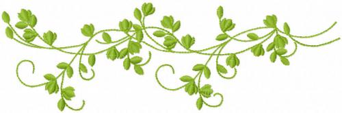 More information about "Green branch free embroidery design"