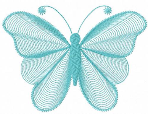 More information about "Spiral butterfly free embroidery design"