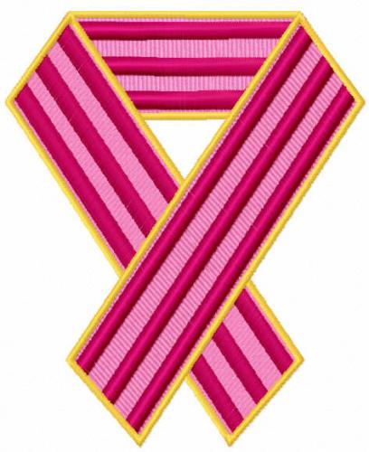 More information about "Pink ribbon free embroidery design"