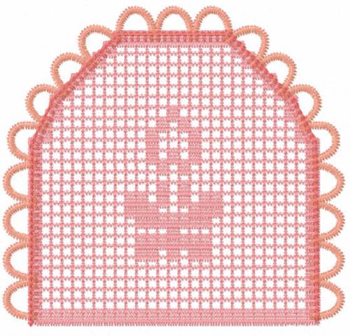 More information about "Cap for eggs fillet lace free embroidery design"