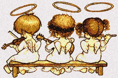 More information about "Angels free embroidery design"