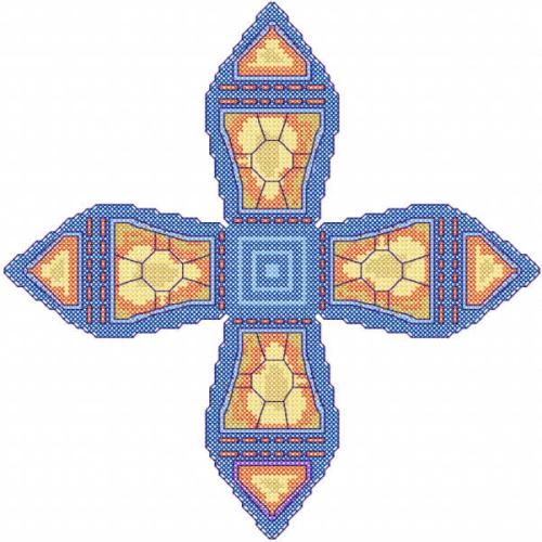 More information about "Lantern cross stitch free embroidery design"