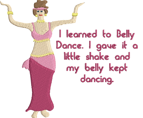 More information about "Belly Dancer free embroidery design"