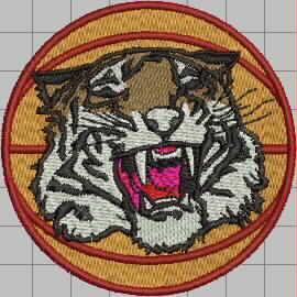 More information about "Basketball Tiger free embroidery design"